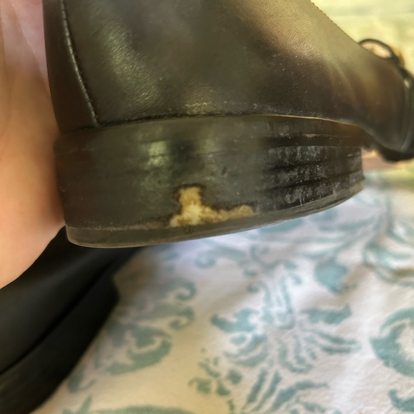 Black Louise et Cie Loafers With Gold Buckle - Picture 5 of 5